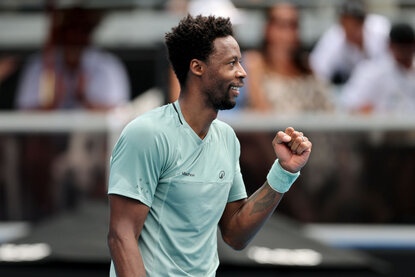 Gael Monfils durfte am Freitag jubeln Gael Monfils durfte am Freitag jubeln