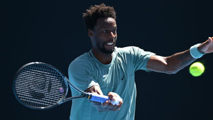 Gael Monfils steht bei den Australian Open 2025 in der dritten Runde Gael Monfils steht bei den Australian Open 2025 in der dritten Runde