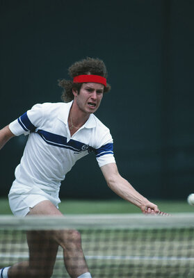 Terrycloth, very red: John McEnroe in his early creative phase