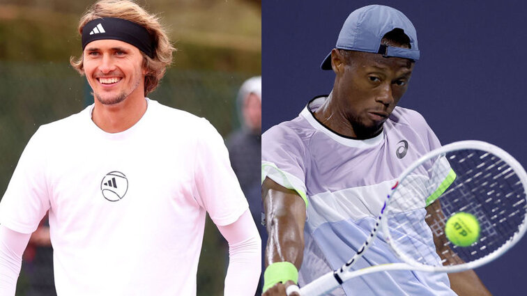 Alexander Zverev meets Christopher Eubanks for the first time