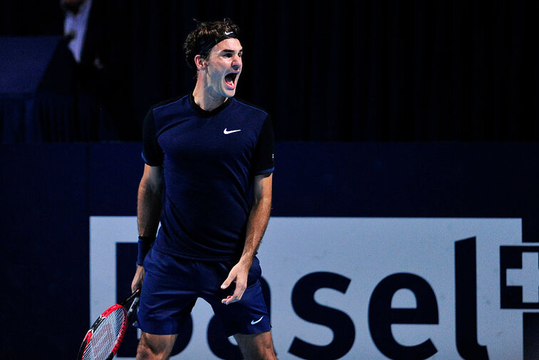 Im Laufe seiner Karriere holte Roger Federer in Basel zehn Titel