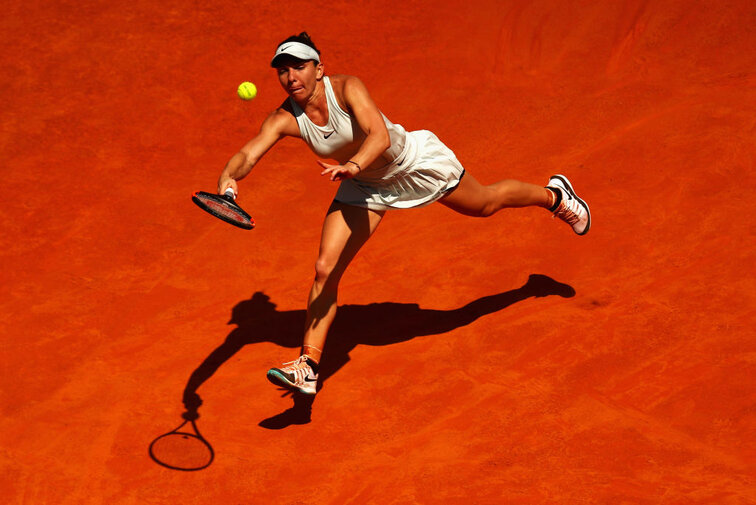 Simona Halep setzte sich gegen Polona Hercog durch Simona Halep setzte sich gegen Polona Hercog durch