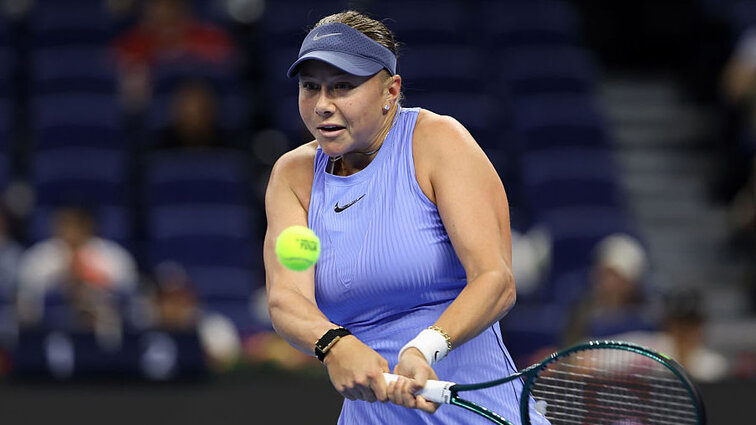 Amanda Anisimova hat in Peking eine große kämpferische Leistung gezeigt Amanda Anisimova hat in Peking eine große kämpferische Leistung gezeigt