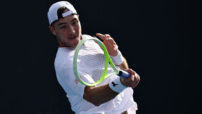 Jan-Lennard Struff am Montag bei den Australian Open 2025 Jan-Lennard Struff am Montag bei den Australian Open 2025