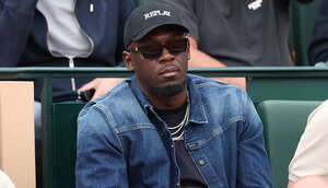 Usain Bolt am Dienstag in Monte-Carlo