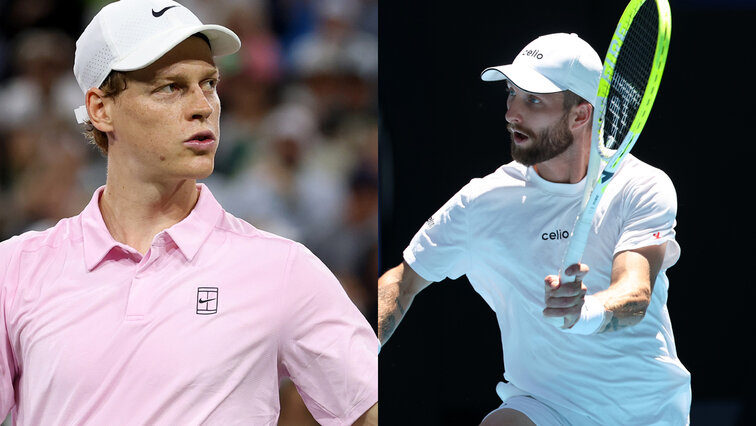Jannik Sinner trifft in Miami auf Corentin Moutet.