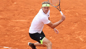 Alexander Zverev auf dem Sand von Monte-Carlo 2025