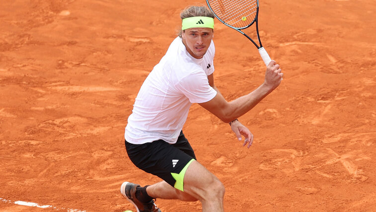 Alexander Zverev auf dem Sand von Monte-Carlo 2025