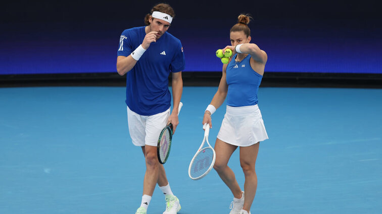 Stefanos Tsitsipas und Maria Sakkari werden bei Olympia in Paris wohl keine gemeinsame Sache machen. Stefanos Tsitsipas und Maria Sakkari werden bei Olympia in Paris wohl keine gemeinsame Sache machen.