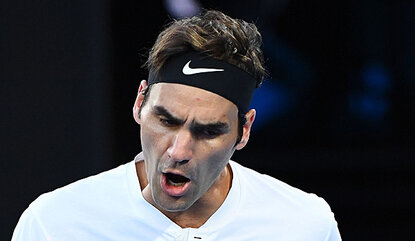 Roger Federer hatte einen knappen ersten Satz zu überstehen
