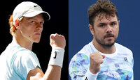 Jannik Sinner und Stan Wawrinka treffen zum sechsten Mal aufeinander Jannik Sinner und Stan Wawrinka treffen zum sechsten Mal aufeinander