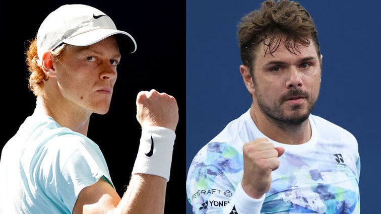 Jannik Sinner und Stan Wawrinka treffen zum sechsten Mal aufeinander Jannik Sinner und Stan Wawrinka treffen zum sechsten Mal aufeinander