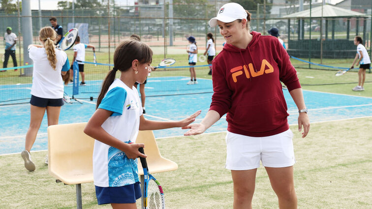Ashleigh Barty is currently taking care of the Australian tennis offspring