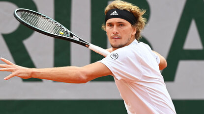 Alexander Zverev ist auch gegen Pierre-Hugues Herbert langsam gestartet Alexander Zverev ist auch gegen Pierre-Hugues Herbert langsam gestartet