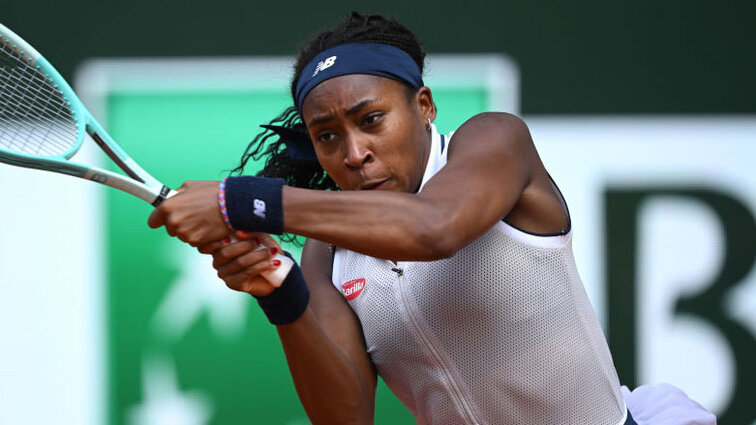 Coco Gauff am Dienstag in Roland-Garros