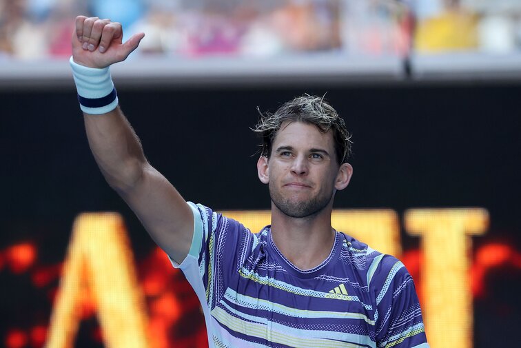 Dominic Thiem beats Gael Monfils and is in the quarterfinals of the Australian Open