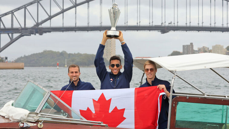 Kanada ist nach dem Triumph beim ATP Cup 2022 auch beim United Cup ganz vorne zu sehen Kanada ist nach dem Triumph beim ATP Cup 2022 auch beim United Cup ganz vorne zu sehen