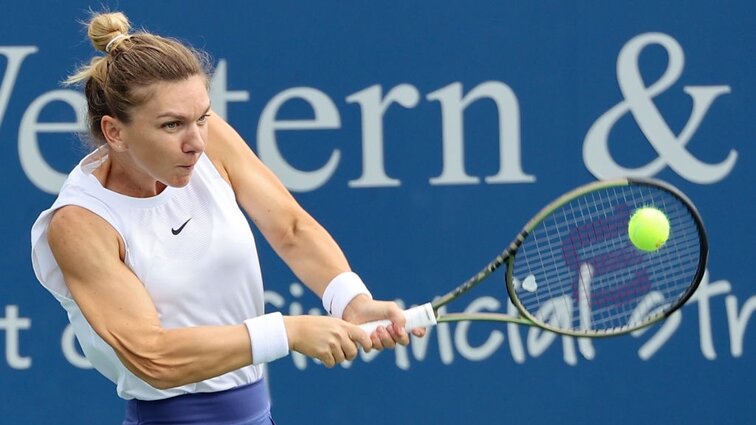 Simona Halep konnte beim WTA-Tour-1000-Turnier in Cincinnati ihren ersten Matcherfolg seit drei Monaten einfahren