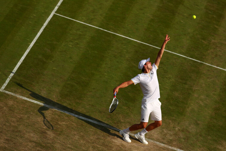 Dominic Thiem last won on grass three years ago