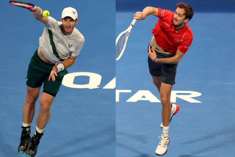 Andy Murray fordert Daniil Medvedev im Endspiel von Doha Andy Murray fordert Daniil Medvedev im Endspiel von Doha