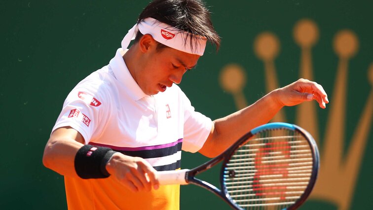 Kei Nishikori - ratlos in Monte Carlo