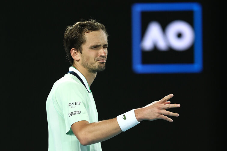 Daniil Medvedev steht bei den Australian Open souervän im Achtelfinale 