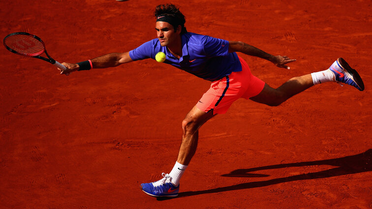 Roger Federer is back on sand this season