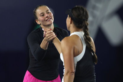 Marta Kostyuk steht nach einem Semifinal-Erfolg über Jessica Pegula im Endspiel des WTA-Tour-500-Turniers in San Diego