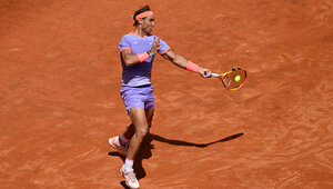 Rafael Nadal gewann in drei Sätzen