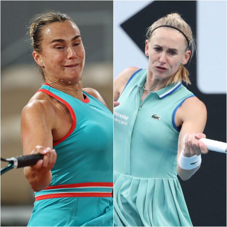 Aryna Sabalenka trifft auf Jil Teichmann Aryna Sabalenka trifft auf Jil Teichmann