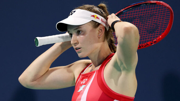 Elena Rybakina hat in Dubai starke Nerven gezeigt Elena Rybakina hat in Dubai starke Nerven gezeigt