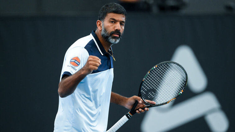 Doppel-Spezialist Rohan Bopanna verdeutlicht die Gesamtwirkung des Tennis-Sports. Getty Images