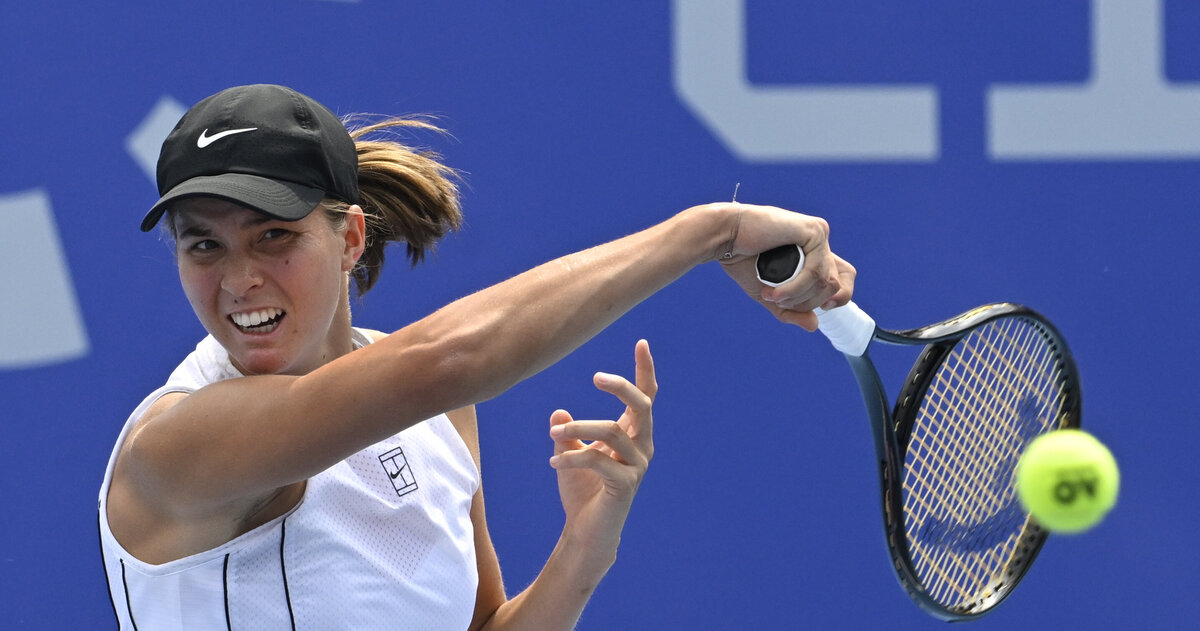 Photo: tennisnet.com Lilli Tagger steht in der zweiten Qualifikationsrunde von Cincinnati