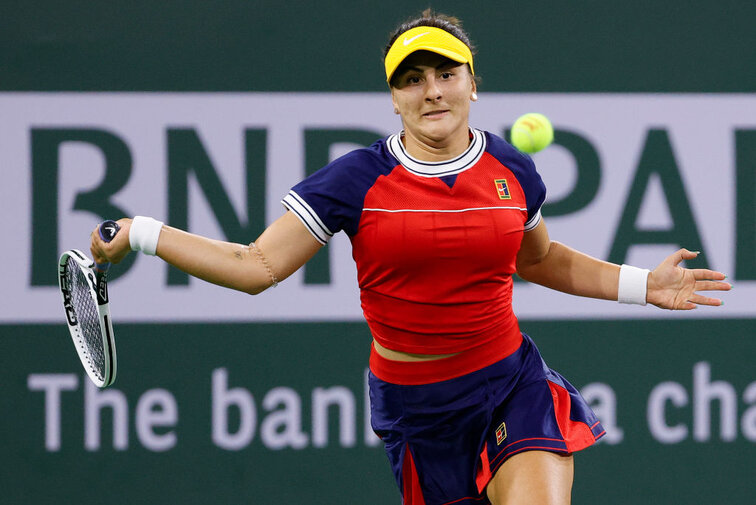 Bianca Andreescu steht in Indian Wells in Runde drei