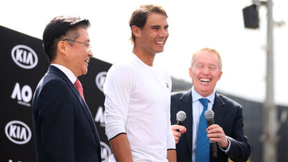 Craig Tiley erwartet den zweifachen Australian Open-Champion Rafael Nadal zurück. Craig Tiley erwartet den zweifachen Australian Open-Champion Rafael Nadal zurück.