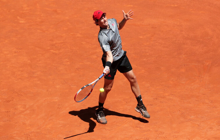 Dominic Thiem reached the semi-finals in Madrid