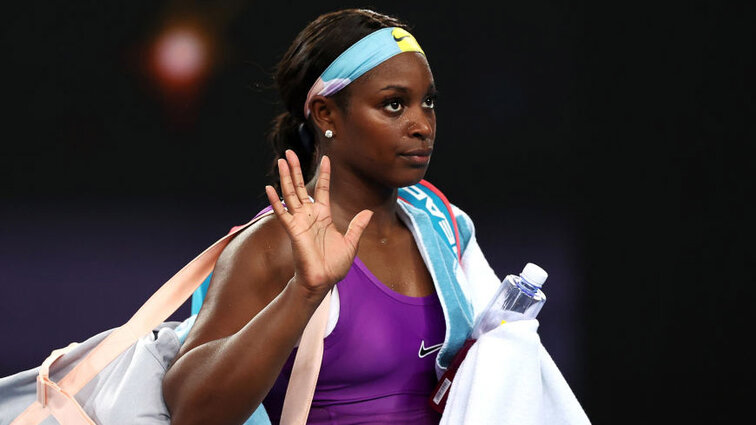 Sloane Stephens musste sich mal wieder früh verabschieden