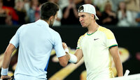 Noavk Djokovic und Dino Prizmic bei den Australian Open 2024