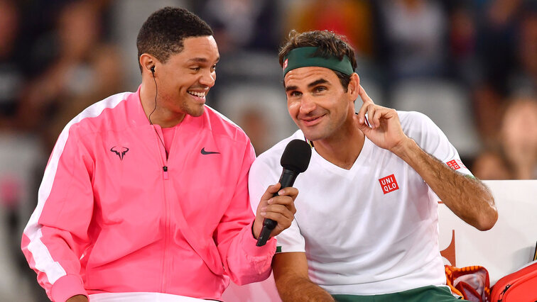 Talkmaster Trevor Noah has not yet accepted Roger Federers Challenge