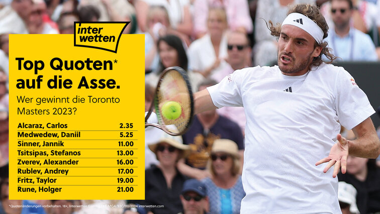 Das sind die interwetten-Topquoten für das ATP-Masters-1000-Turnier in Toronto