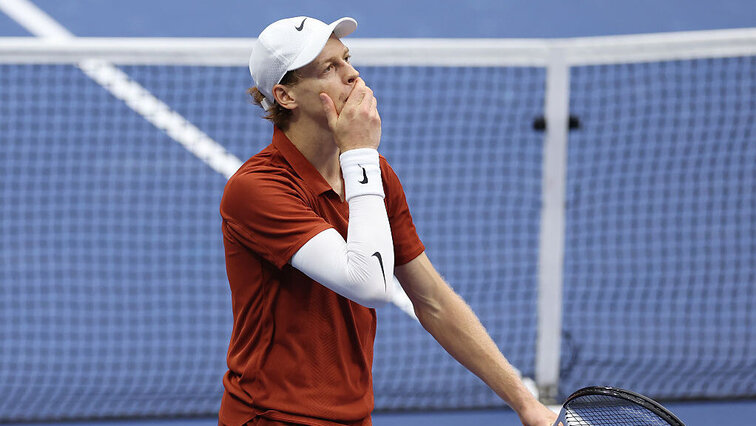 Jannik Sinner am Grübeln Jannik Sinner am Grübeln