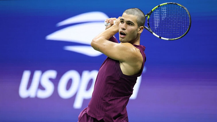 Carlos Alcaraz möchte nach drei Jahren gerne wieder die US-Open-Trophäe in den Händen halten. Carlos Alcaraz möchte nach drei Jahren gerne wieder die US-Open-Trophäe in den Händen halten.