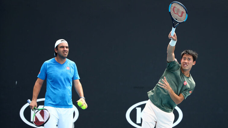 Dante Bottini und Kei Nishikori gehen ab sofort getrennte Wege Dante Bottini and Kei Nishikori are going their separate ways