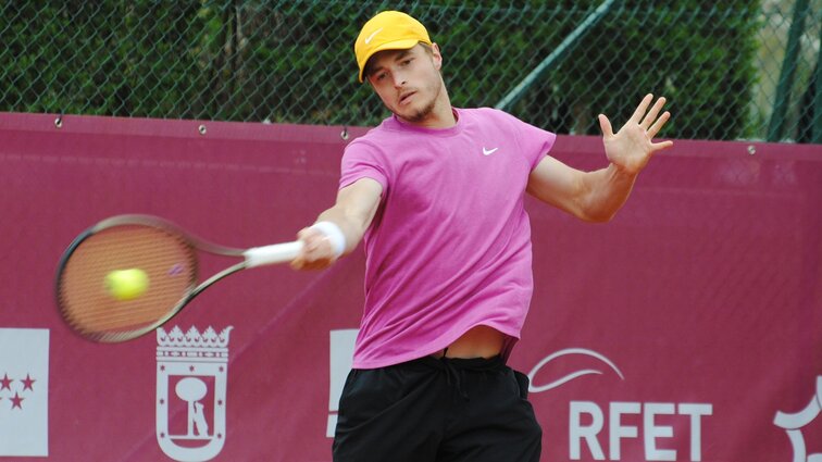 Rudi Molleker is serving in Madrid this week