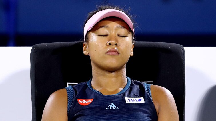 Naomi Osaka Naomi Osaka wirkte in Dubai etwas überfordert
