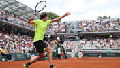 Alexaner Zverev am Donnerstag auf dem Court Simonne-Mathieu