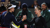 Elena Rybakina und Elina Svitolina lieferten sich am Mittwoch in Rom einen harten Fight.
