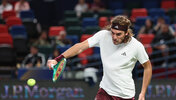 Stefanos Tsitsipas fehlte am Samstag das Spielglück.