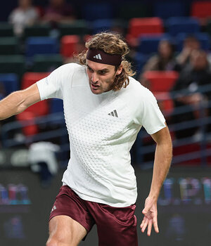 Stefanos Tsitsipas fehlte am Samstag das Spielglück.