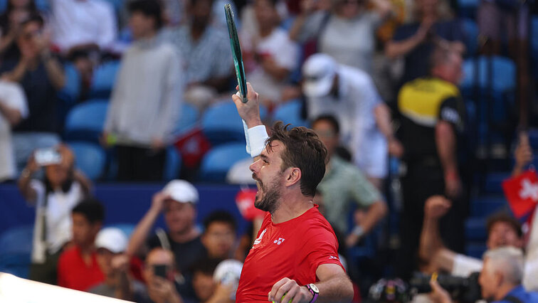 Mit einem hartumkämpften Dreisatz-Erfolg besiegelte Stan Wawrinka beim United Cup den vorzeitigen Team-Erfolg der Schweizer gegen Frankreich. Getty Images